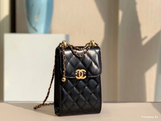 Firstbag Ru CHANEL HOLDER WITH PHONE CHAIN 0823